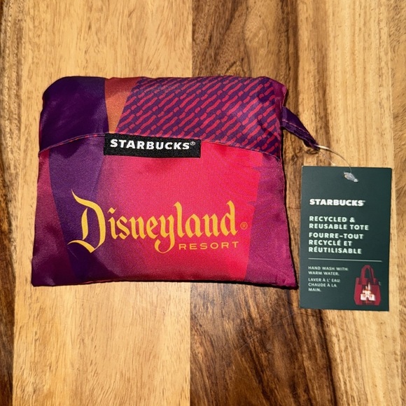 NWT Disneyland X Starbucks Recycled And Reusable Tote - Picture 4 of 4